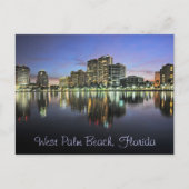 Reflecties van West Palm Beach, Florida Briefkaart (Voorkant)