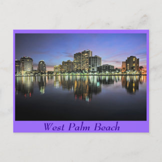 Reflecties van West Palm Beach, Florida Briefkaart