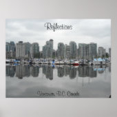Reflecties - Vancouver, B.C. Poster (Voorkant)