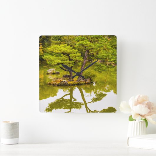 Reflecties Vierkante Klok (Huis)