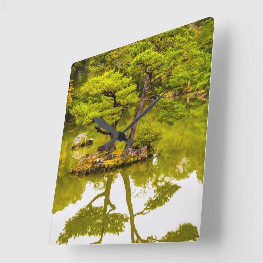 Reflecties Vierkante Klok (Hoek)