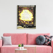 Reflecties voor binnenste sterkte canvas afdruk (Insitu (Woonkamer))