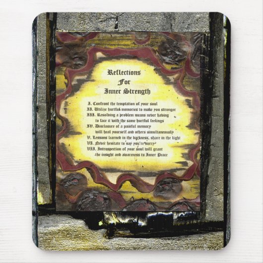 Reflecties voor binnenste sterkte muismat (Voorkant)