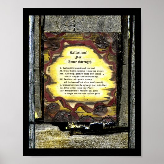 Reflecties voor binnenste sterkte poster (Voorkant)