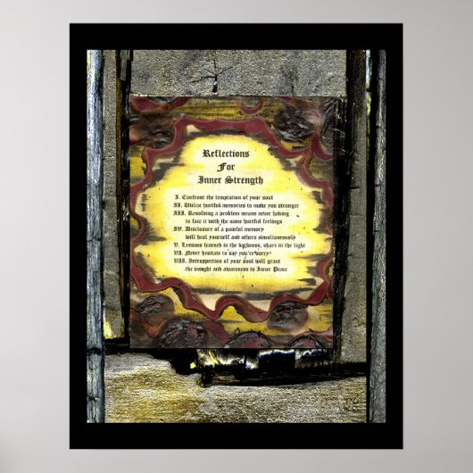 Reflecties voor binnenste sterkte poster (Voorkant)