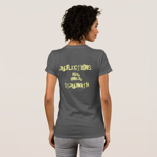 Reflecties voor binnenste sterkte t-shirt (Achterkant volledig)