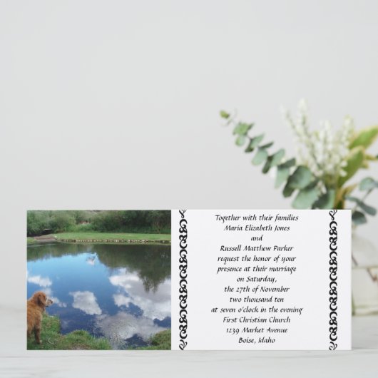 Reflecties Weddenschappen Kaart (Staand voorkant)