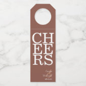 Reflecties Wedding Cheers Clay ID774 Flessenhanger (Voorkant)