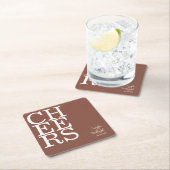 Reflecties Wedding Cheers Clay ID774 Kartonnen Onderzetters (Insitu)