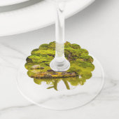 Reflecties Wijnglaslabel (Dichtbij)