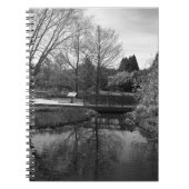Reflecties Zwart & Wit Natuur Notitieboek (Voorkant)