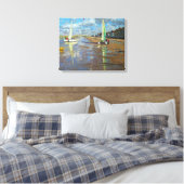 Reflection Bray Dunes France Canvas Afdruk (Insitu (Slaapkamer))