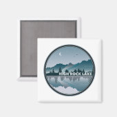 Reflection High Rock Lake North Carolina Magneet (Voorkant / Achterkant)