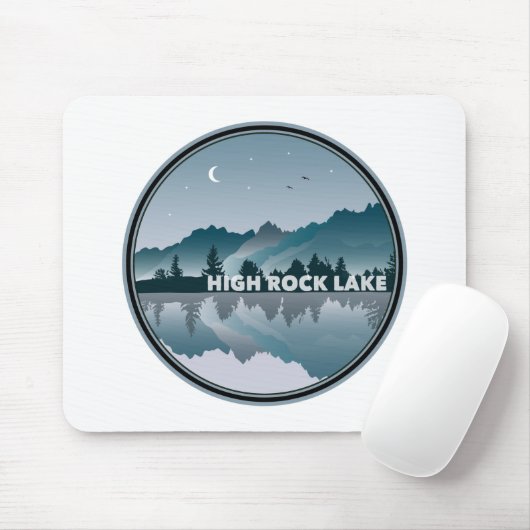 Reflection High Rock Lake North Carolina Muismat (Met muis)
