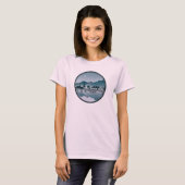 Reflection High Rock Lake North Carolina T-shirt (Voorkant volledig)