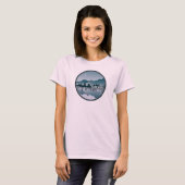 Reflection Kerr Lake Virginia North Carolina T-shirt (Voorkant volledig)