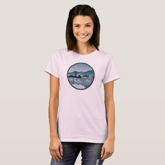 Reflection Kerr Lake Virginia North Carolina T-shirt (Voorkant volledig)