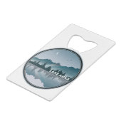 Reflection Lake Anna Virginia Creditkaart Flessenopener (Voorkant Gekanteld)