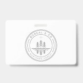 Reflection Lake Badge Pines Mirror BOREAL & CO (Voorzijde)