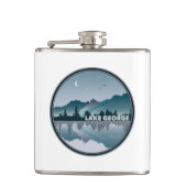 Reflection Lake George New York Heupfles (Voorkant)