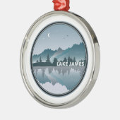 Reflection Lake James North Carolina Metalen Ornament (Links)