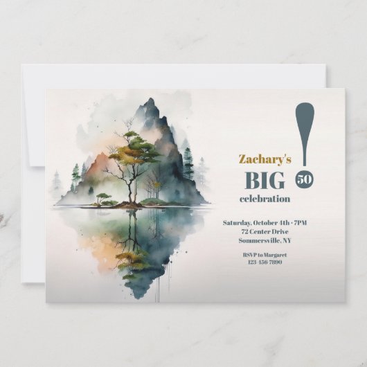 Reflection Lake  Kaart (Voorkant)