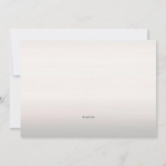 Reflection Lake  Kaart (Achterkant)