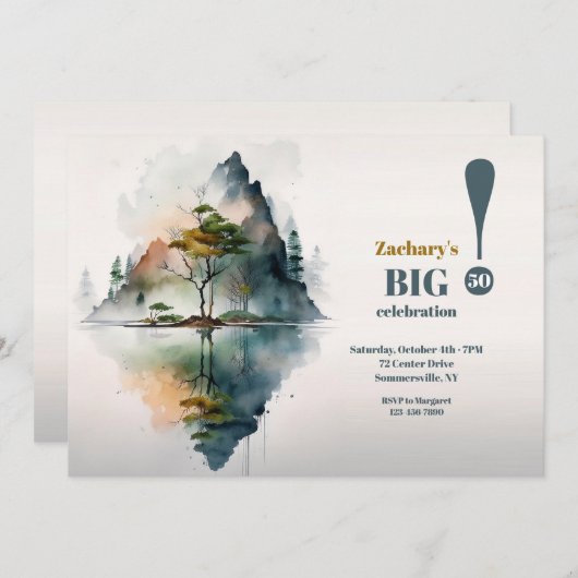 Reflection Lake Kaart (Voorkant / Achterkant)