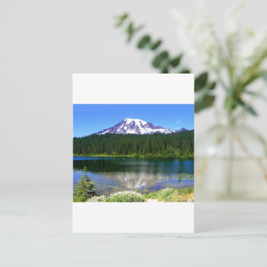 Reflection Lake, Mount Rainier, WA, VS Briefkaart (Staand voorkant)