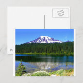 Reflection Lake, Mount Rainier, WA, VS Briefkaart (Voorkant / Achterkant)