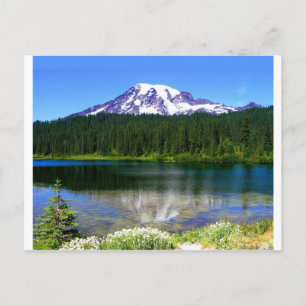 Reflection Lake, Mount Rainier, WA, VS Briefkaart