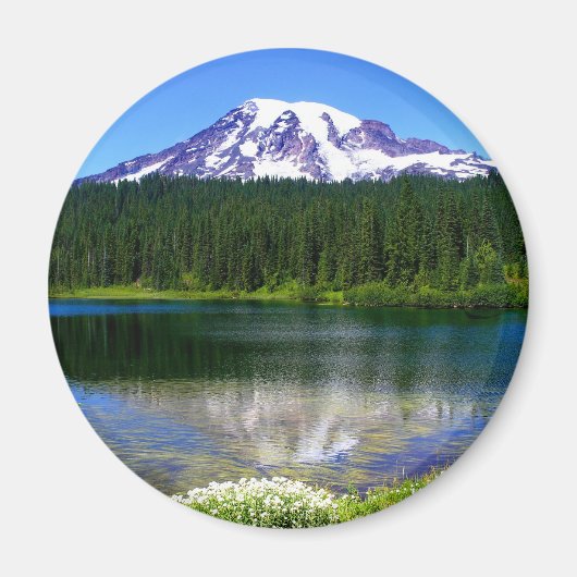 Reflection Lake, Mount Rainier, WA, VS Magneet (Voorkant)