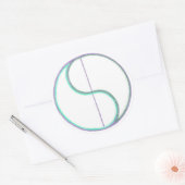 Reflection Mandala Ronde Sticker (Envelop)