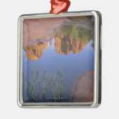 Reflection of Cathedral Rock , Sedona , Arizona Metalen Ornament (Links)