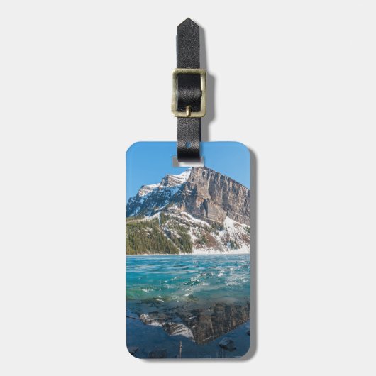 Reflection op Lake Louise - Banff NP, Canada Bagagelabel (Voorkant verticaal)