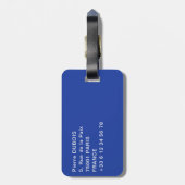 Reflection op Lake Louise - Banff NP, Canada Bagagelabel (Achterkant verticaal)