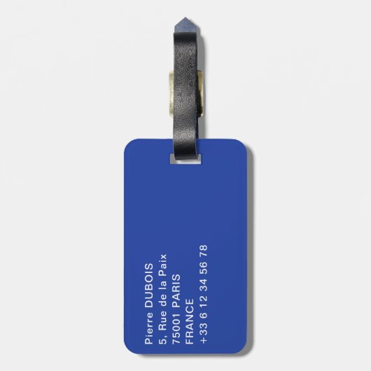 Reflection op Lake Louise - Banff NP, Canada Bagagelabel (Achterkant verticaal)