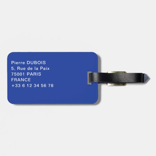 Reflection op Lake Louise - Banff NP, Canada Bagagelabel (Achterkant horizontaal)