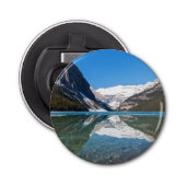 Reflection op Lake Louise - Banff NP, Canada Button Flesopener (Voorkant)