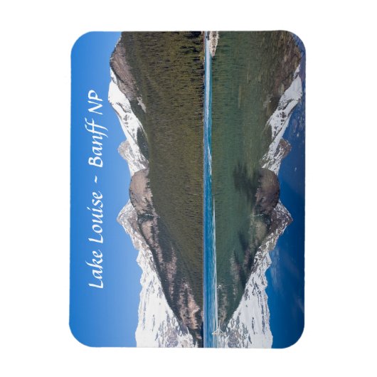 Reflection op Lake Louise - Banff NP, Canada Magneet (Verticaal)