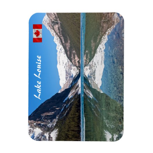 Reflection op Lake Louise - Banff NP, Canada Magneet (Verticaal)
