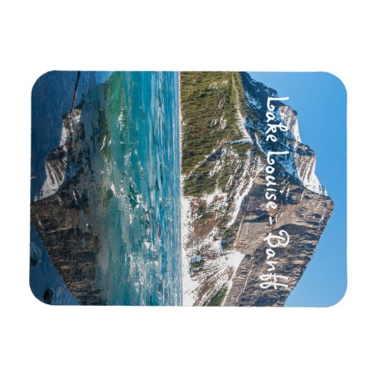 Reflection op Lake Louise - Banff NP, Canada Magneet (Horizontaal)