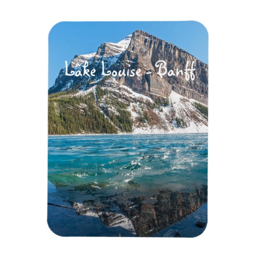 Reflection op Lake Louise - Banff NP, Canada Magneet (Verticaal)