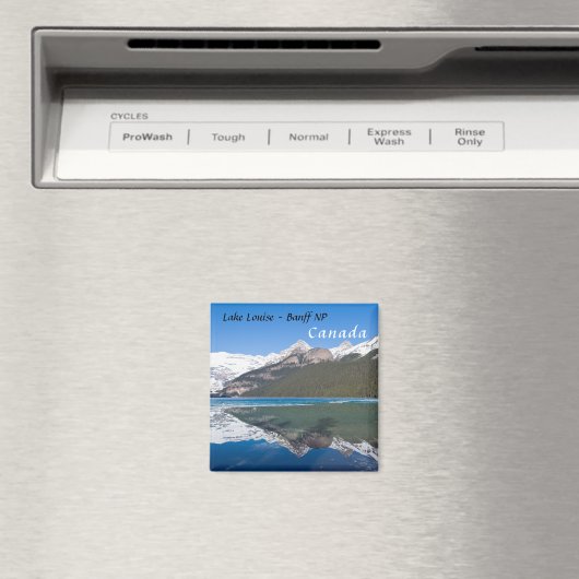 Reflection op Lake Louise - Banff NP, Canada Magneet (Insitu (Vaatwasser))