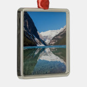 Reflection op Lake Louise - Banff NP, Canada Metalen Ornament (Rechts)
