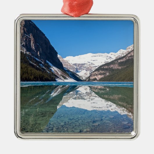 Reflection op Lake Louise - Banff NP, Canada Metalen Ornament (Voorkant)