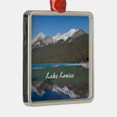 Reflection op Lake Louise - Banff NP, Canada Metalen Ornament (Rechts)