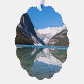 Reflection op Lake Louise - Banff NP, Canada Ornament Kaart (Links)