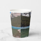 Reflection op Lake Louise - Banff NP, Canada Papieren Bekers (Rechts)