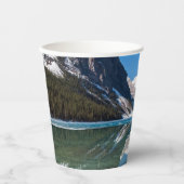 Reflection op Lake Louise - Banff NP, Canada Papieren Bekers (Voorkant)